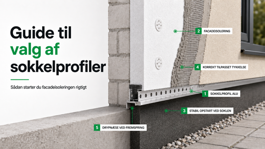 Guide til valg af sokkelprofiler: Sådan starter du facadeisoleringen rigtigt