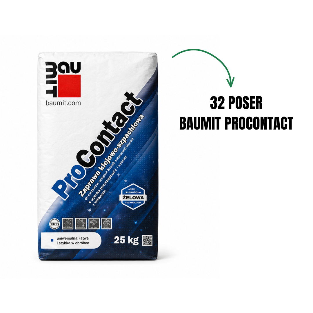 Facade Net Puds Pakke – Komplet løsning til 135 m² netpuds