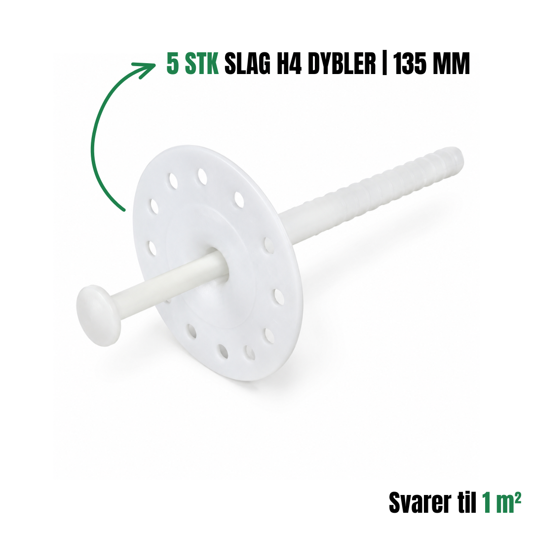 Paroc Facadeisolerings pakke med alle produkter 100 mm
