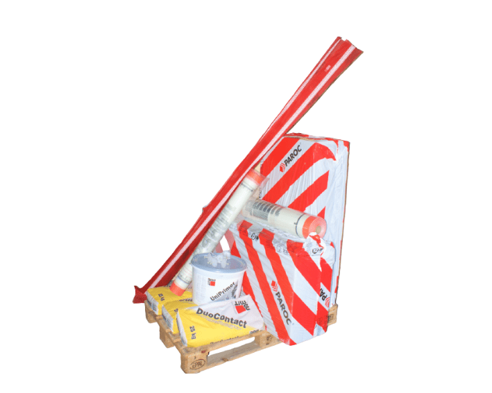 Paroc Facadeisolerings pakke med alle produkter 100 mm – 247-Byg